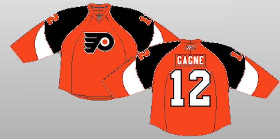 Still warming up to the Flyers' reverse retro jersey, but in the