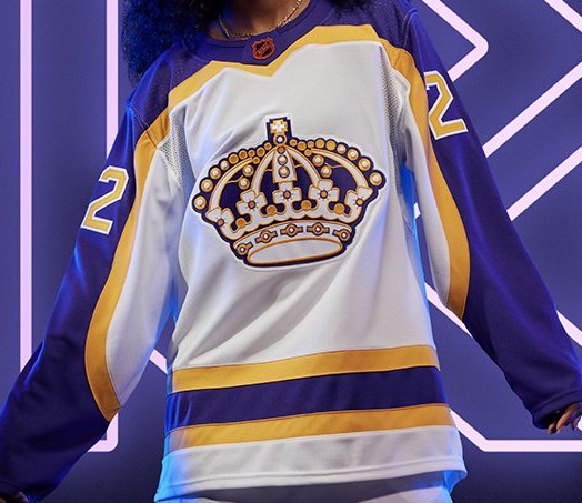 old la kings purple jersey