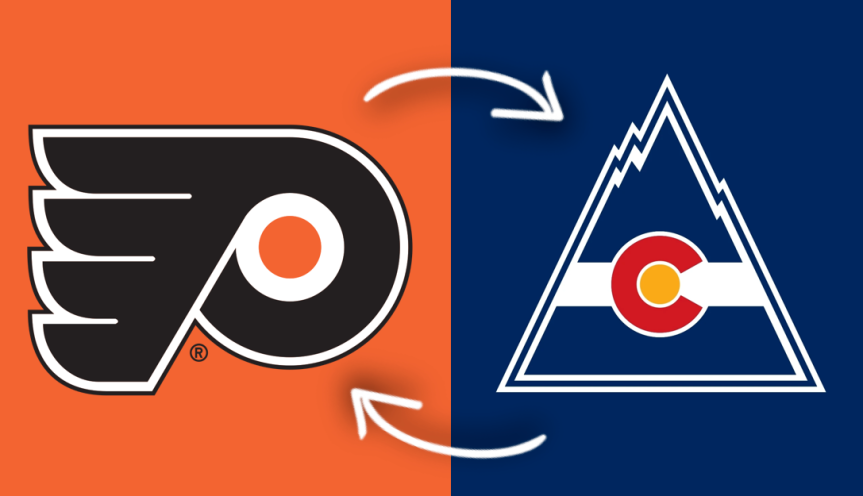 Philadelphia Flyers Trade History with the Colorado Rockies